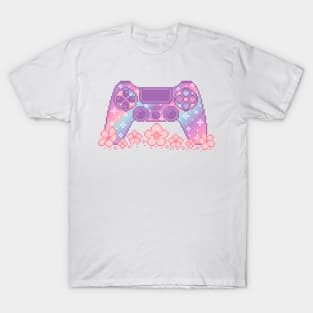 Playstation 4 Controller Pixel Art T-Shirt